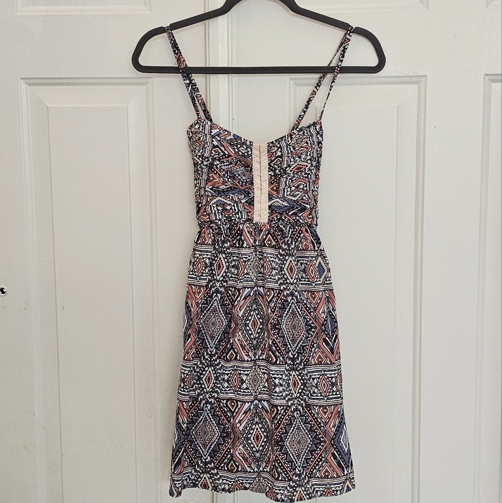 Billabong Sleeveless Dress Beach Multicolor Sz Medium